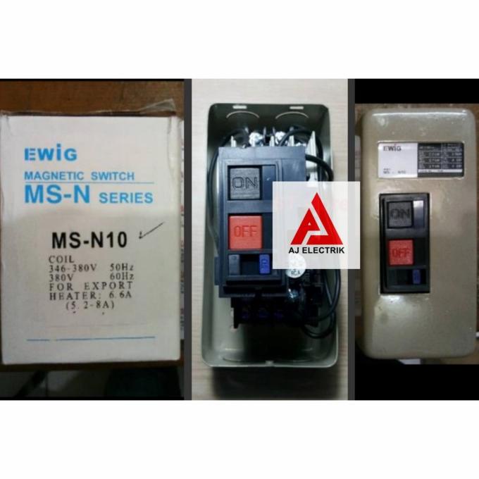 Ewig Magnetic Starter 220V MSN10 / Dol Starter 220V / Motor Starter