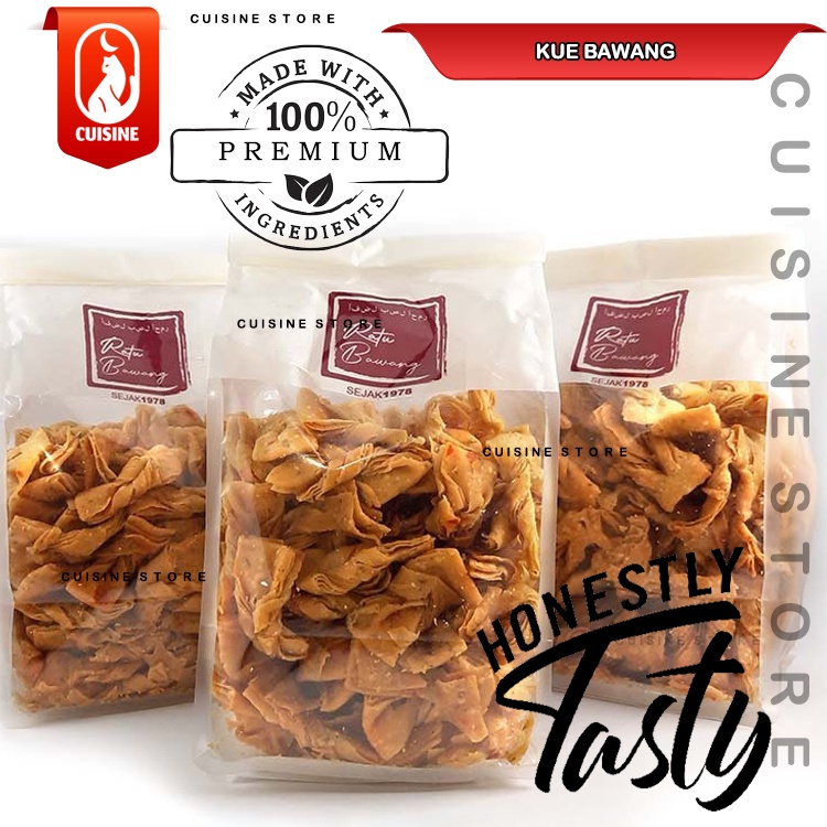 

Ready [COD] Kue Bawang Pita 500 GR RATU BAWANG Kue Keripik Lebaran Enak Renyah ZIP LOCK / CUISINE