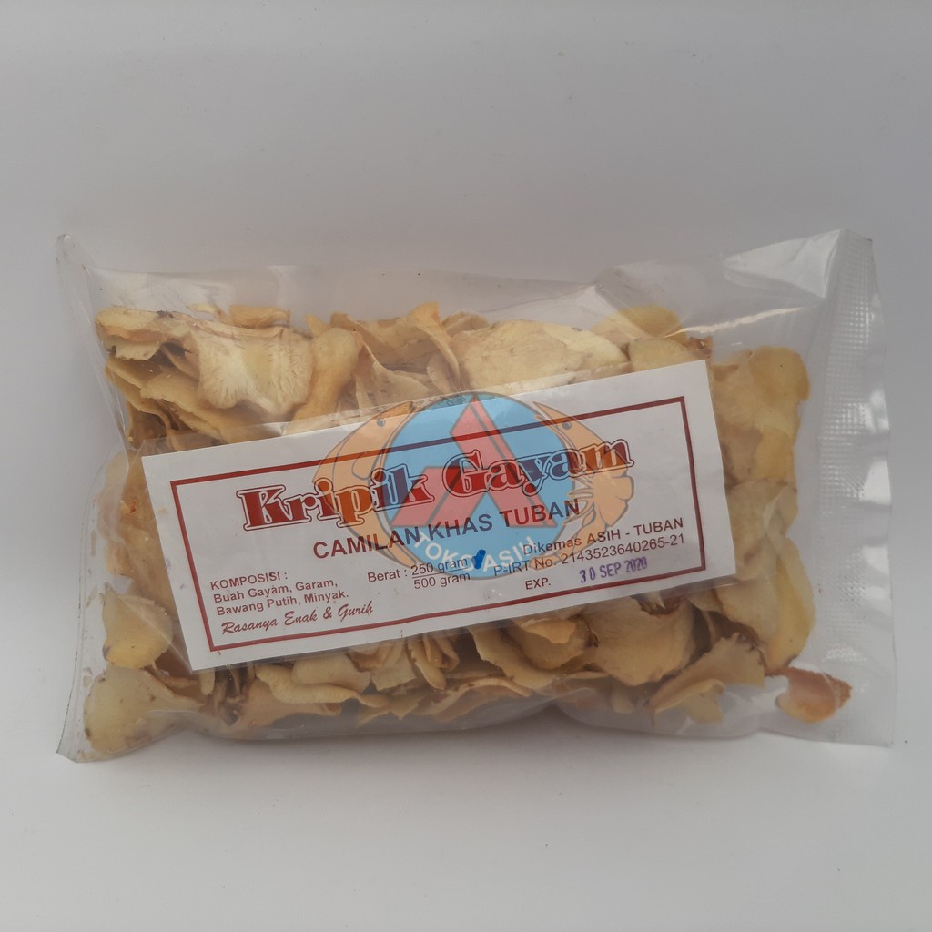 

Ready Keripik Gayam / Kripik Gayam / Gayam Tuban 500gr (Matang) Rasa Original Gurih - Toko Asih Non