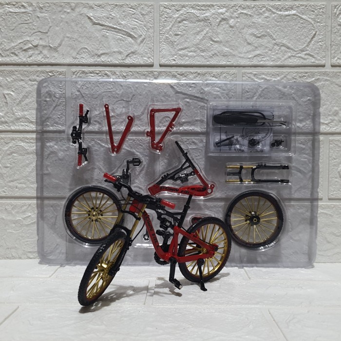 Diecast Miniatur Kit Sepeda Gunung Mtb Skala 1 10