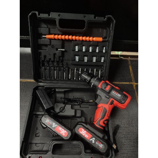 PROMO BOR BATERAI 36VOLT 2 BATERAI 10MM