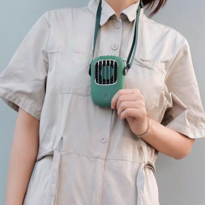 TERMURAH Gantungan Leher Kipas Angin Mini Portable Recharger /KIPAS ANGIN MINI/KIPAS ANGIN