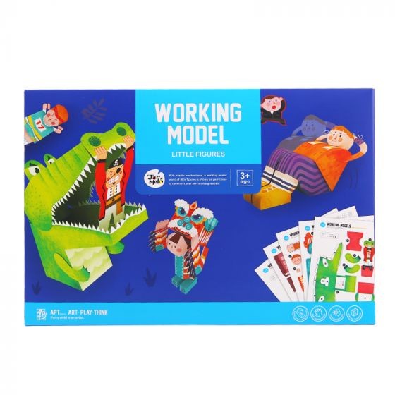 

Joan Miro Working Model 3D Little Figures origami kertas seni mainan