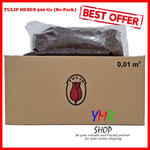 

Tulip Meses Meises Choco Rice Dark Coklat Chocolate Repack 500Gr