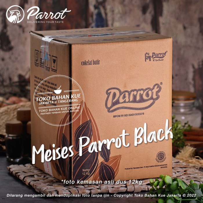 

Meses Parrot BLACK Cokelat DUS 12kg Meises HITAM Coklat Premium Mesis