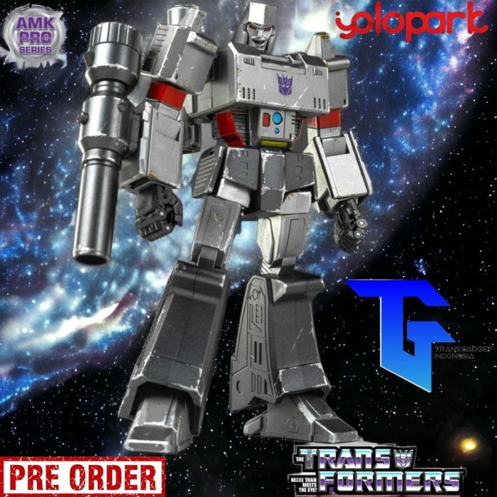 FLASH SALE YOLOPARK AMK PRO SERIES TRANSFORMERS G1 - MEGATRON PLAMO TERBARU