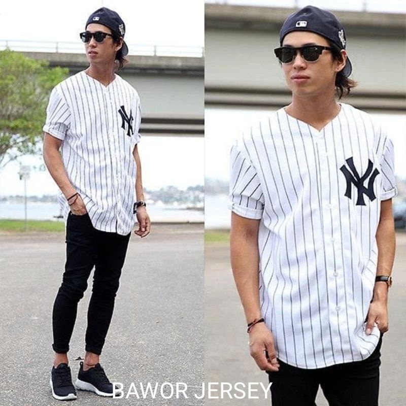 Baju baseball /Jersey baseball size jumbo XXL dan XXXL pria wanita