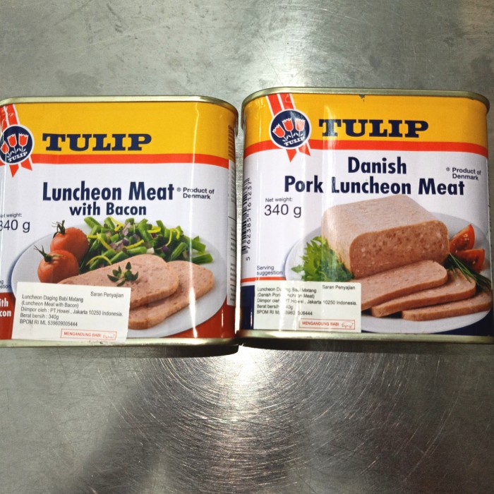

TULIP Danish Pork Luncheon Meat With Bacon 340gr TERLARIS