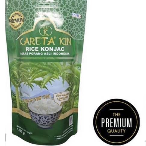 

Beras SHIRATAKI PORANG RICE KONJAC KARETAKIN KUALITAS PREMIUM 1Kg.