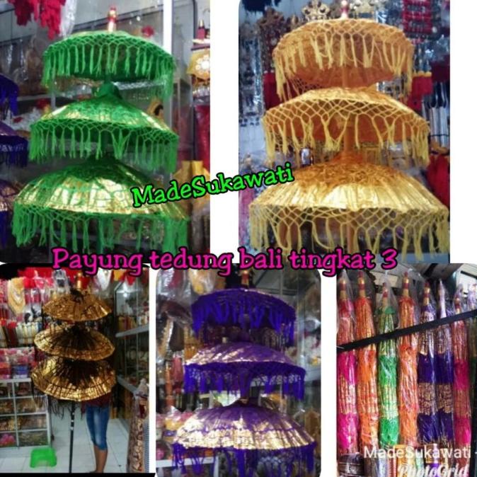 Produk Unggulan] payung pajeng tedung bali tingkat 3