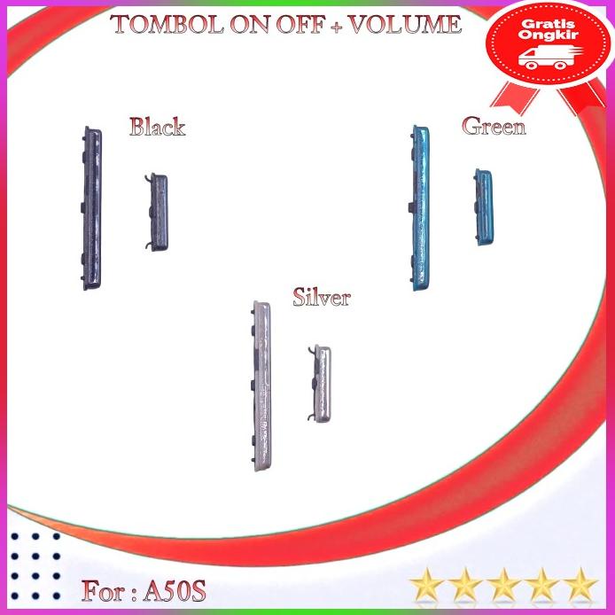 Tombol On Off + Volume Samsung A50S New
