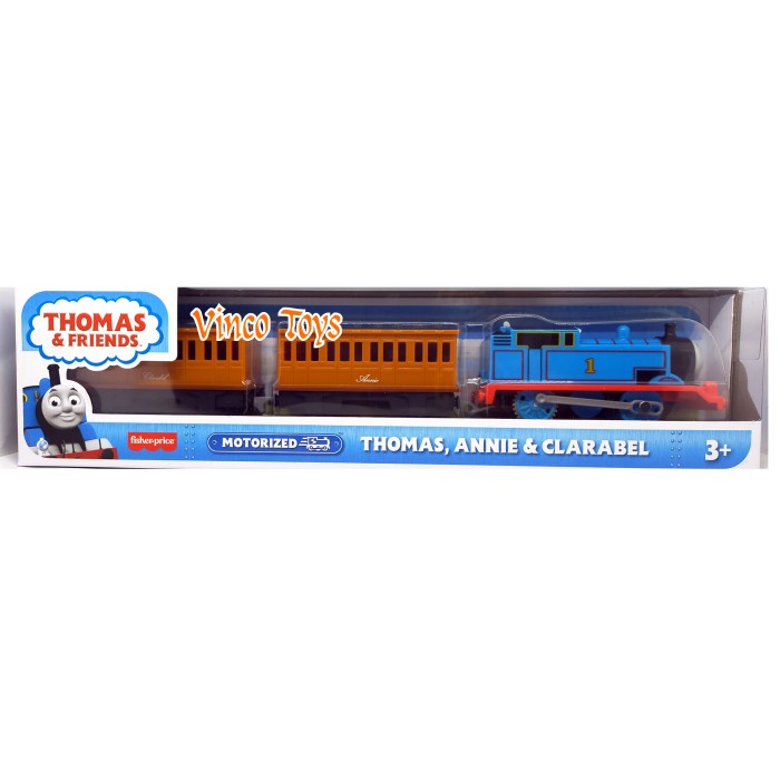 Thomas, Annie, And Clarabel Thomas & Friends Motorized Kereta Gandeng Ready