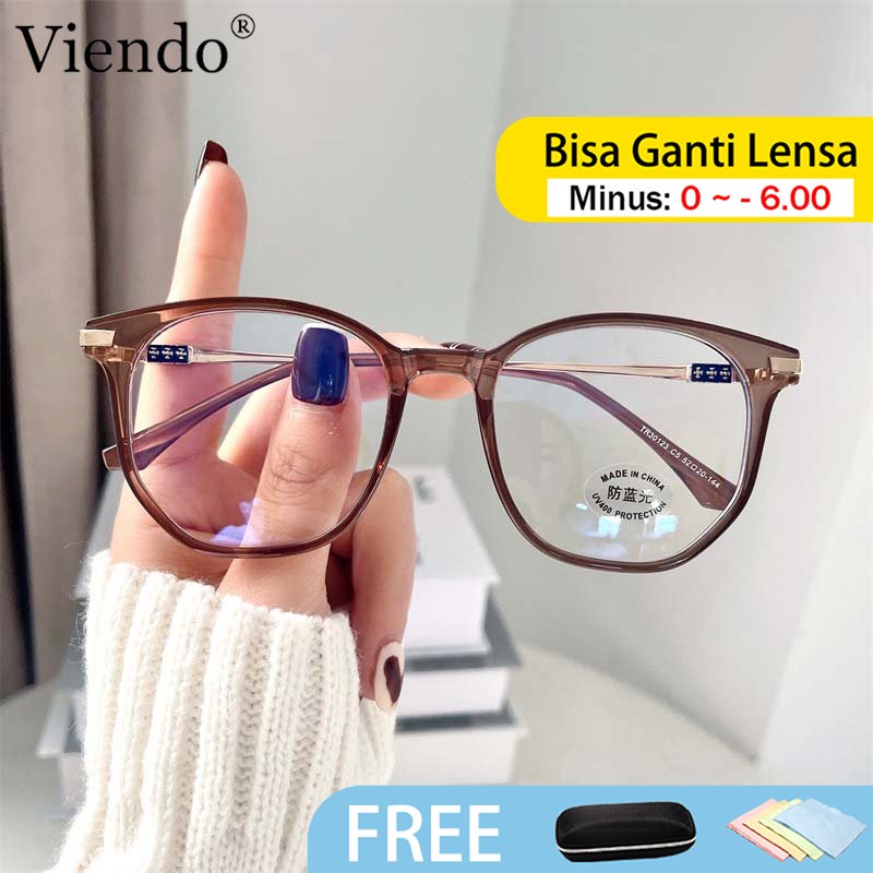 Viendo Frame Kacamata Anti Radiasi Photocroc Anti Radiasi Nus Wanita Pria Cowok Baru Korea Terbaru