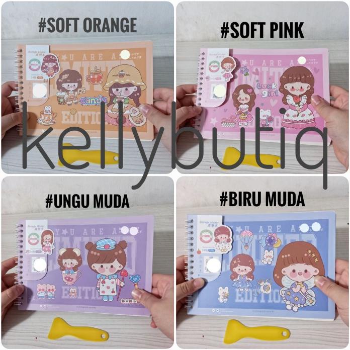 

For Sale Storage Sticker Spiral Album Glossy Paper Buku Koleksi Stiker Anak Diskon