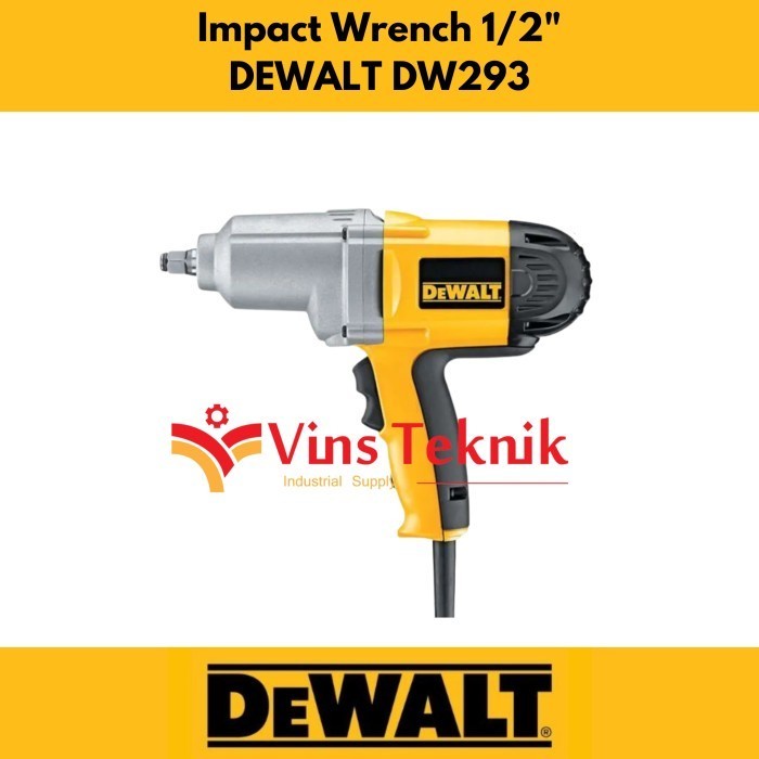 Promo Mesin Impact Electrik Impact Wrench Dewalt Dw293 1/2Inch Dw 293