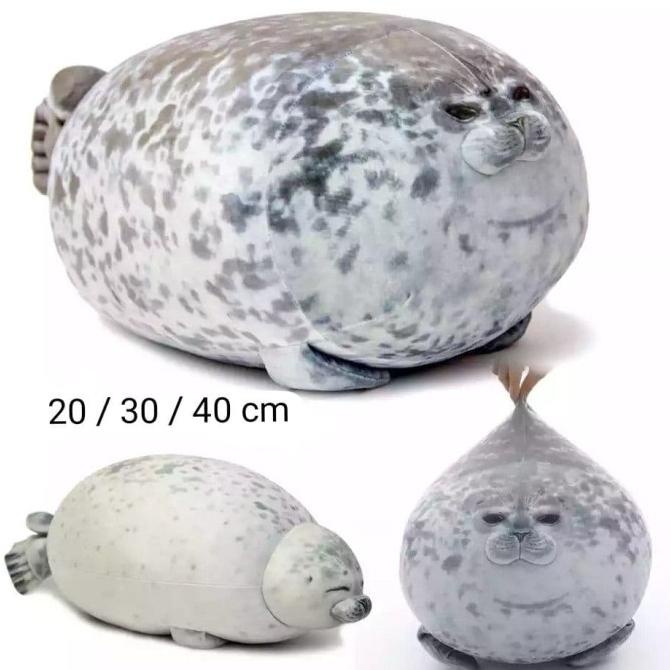 Seal Plush Pillow Bantal Anjing Laut Boneka Lucu