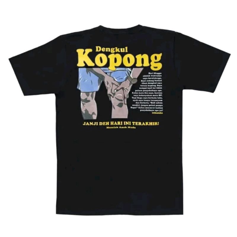 KAOS VIRAL DENGKUL KOPONG JANJI HARI INI TERAKHIR