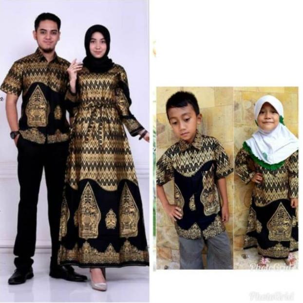 Discount Baju Batik Couple Keluarga Wayang Prada / Batik Kondangan Terbaru / Batik Keluarga Sarimbit
