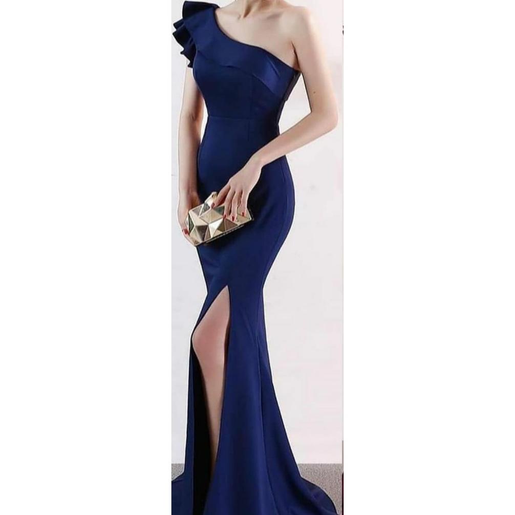 Big Sale Dijamin Model Realpict/ Dress Wakana Bodycon Panjang Duyung Style / Dress Party Long Dress 