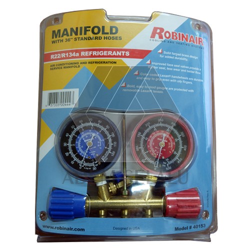 Manifold Set R22 R134a Robinair tipe 40153 Analyzer AC R22 best