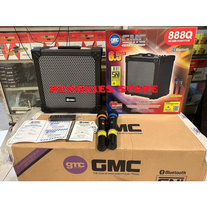 SPEAKER GMC 888Q PORTABLE BLUETOOTH