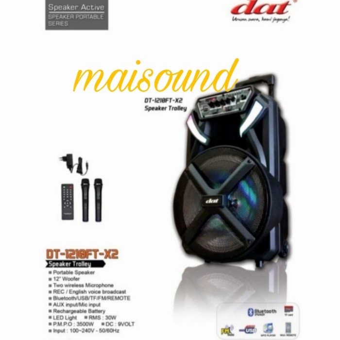 Speaker Portable Dat Dt 1210Ft X2 12 Inch Dat Dt 1210 Ft X2 1210 Ftx2