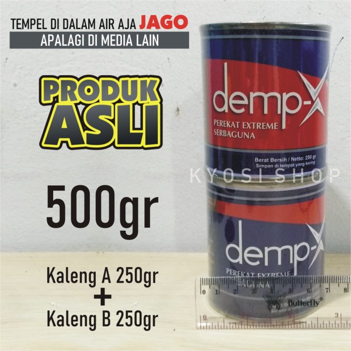 

Terbaru Lem Perekat Extreme Serbaguna Dempx 500Gr Kering Dan Basah Dalam Air Promo Terlaris