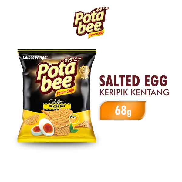 

Potabee Keripik Kentang Selections Salted Egg 68 gr