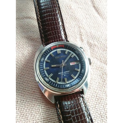 (bk) seiko jam tangan antik vintage seiko bellmatic bluedial vintage arloji tua koleksi jam antik