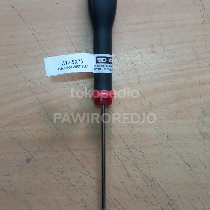 Facom Flat Screwdriver (-) 2.575 Obeng Min Kecil Facom Original