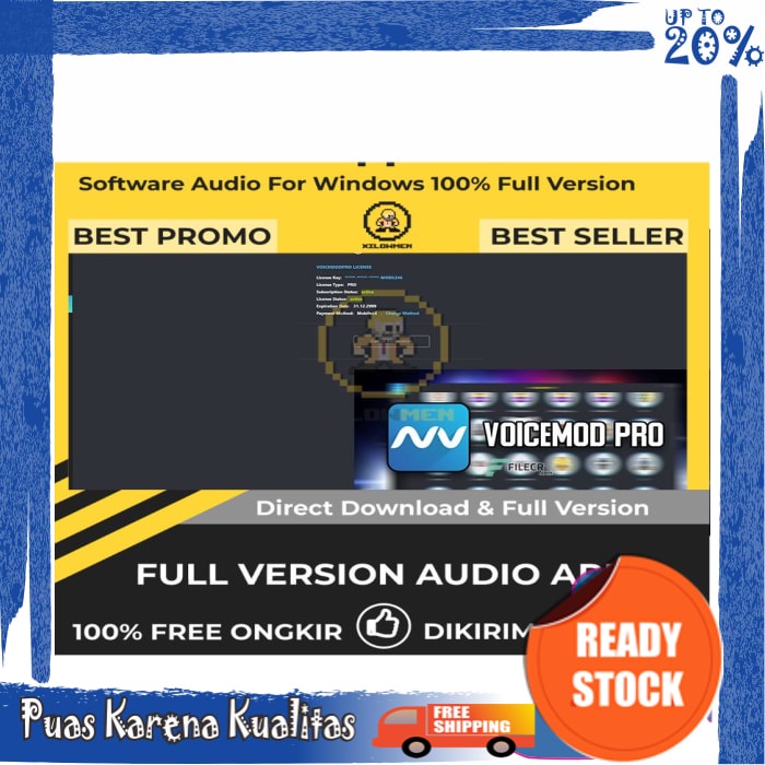 AKTIF SELAMANYA Voicemod Pro Audio WIN OS FULL GARANSI
