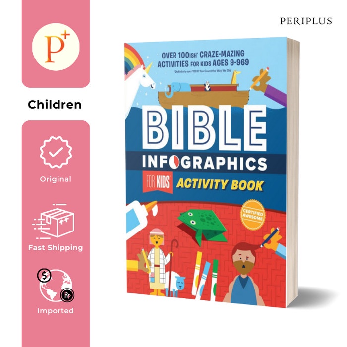 Promo Bible Infographic Kids Activity Book - 9780736982221