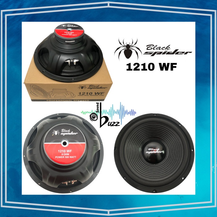 Speaker Black Spider 1210 WF Blackspider 12 inch Woofer