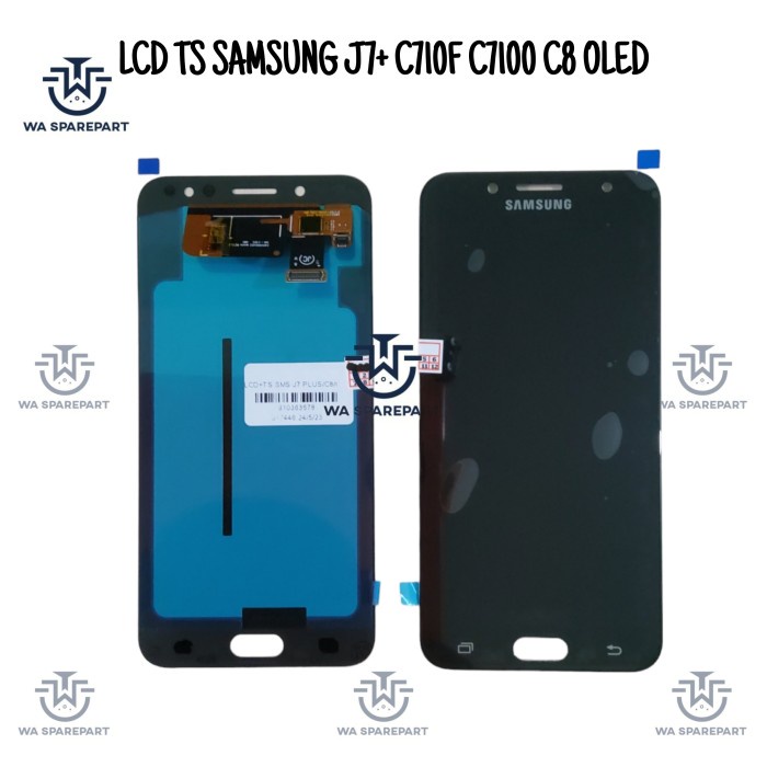 LCD TOUCHSCREEN SAMSUNG J7+ J7 PLUS / C710F / C7100 / C8 OLED ORIGINAL