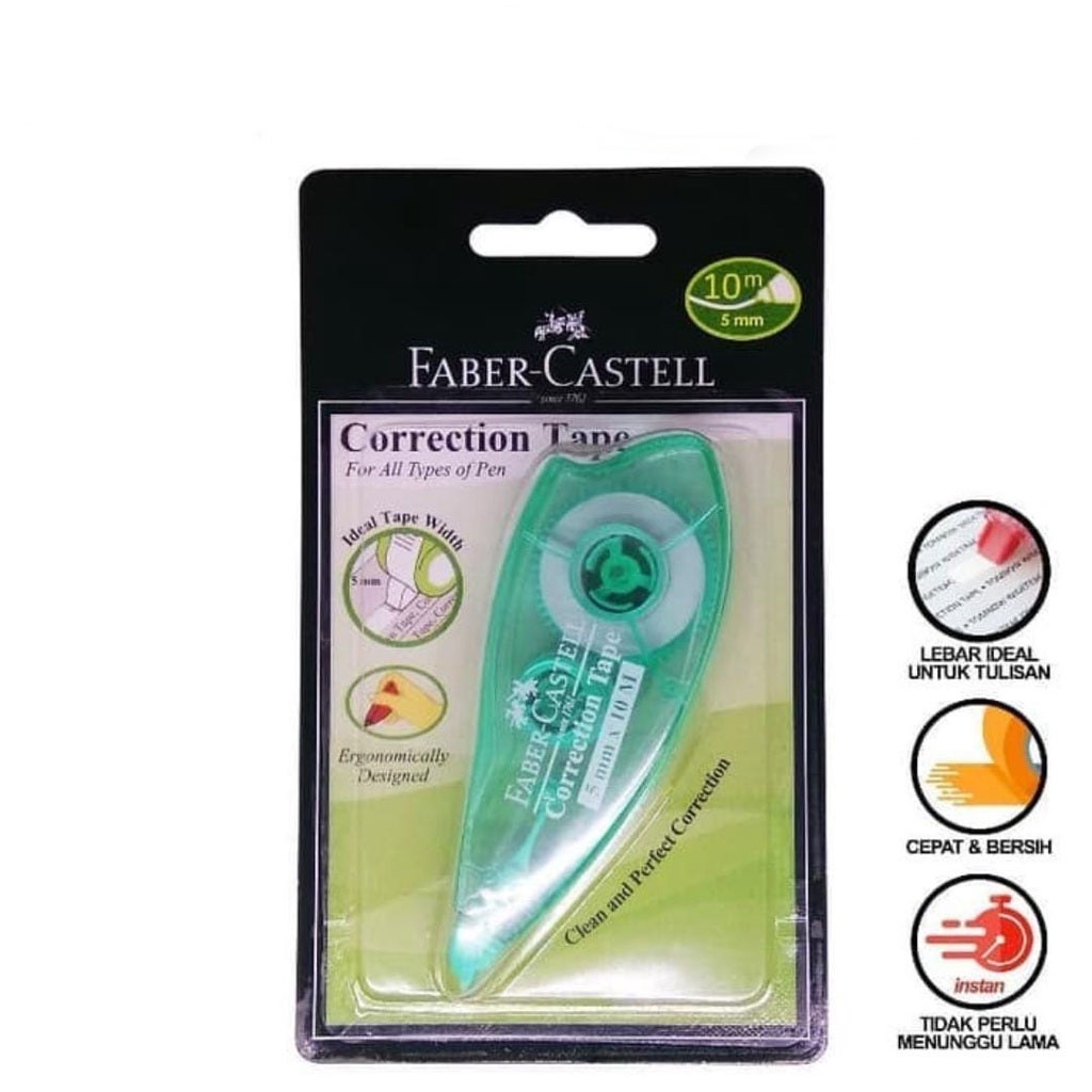 

CORRECTION TAPE FABER CASTELL 169400 GN-510