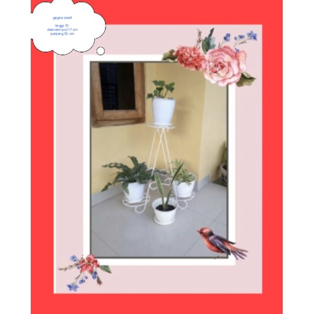 Rak Besi Rak Besi Bunga Tanaman Stading Rak Pot Bunga Tanaman Bunga