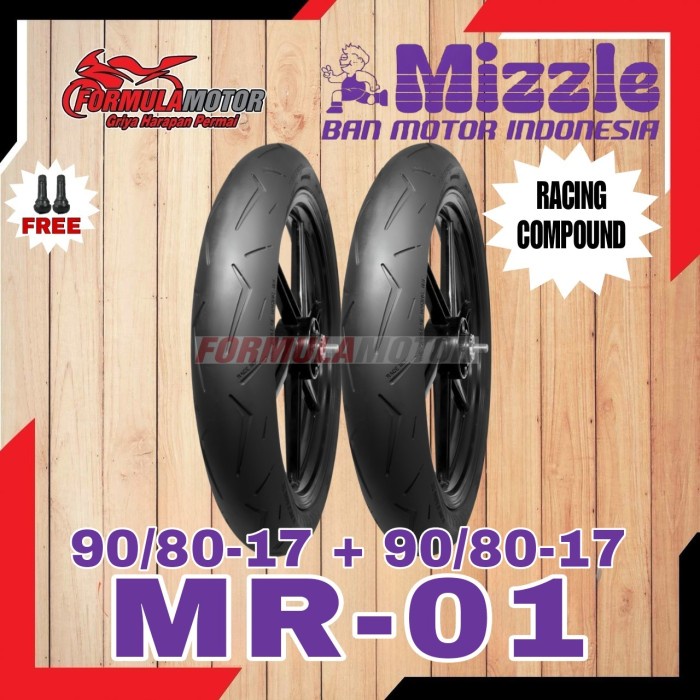 90/80-17 90/80-17 Mizzle MR01 MR-01 Racing Compound Ban Motor Ring 17