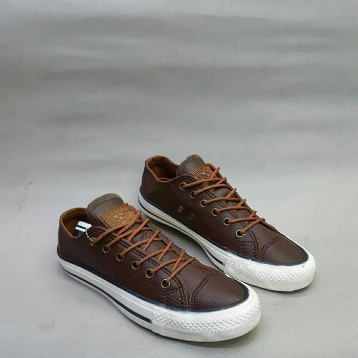 Sale Sepatu Pria Conves Kulit OX Sneakers Pria 39-44 Sepatu Kulit /SEPATU RUNNING/SLIP ON