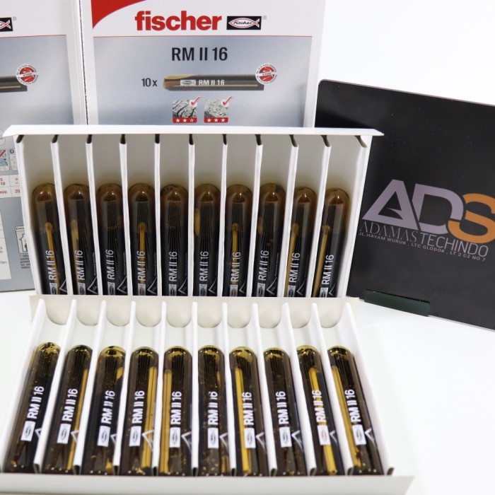 

Fischer Rm Ii 16 M16 Chemical Anchor Lem Angkur Capsule Kapsul