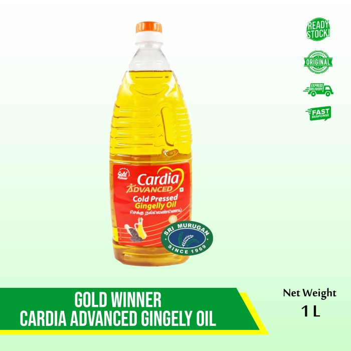 

populer] GOLD WINNER CARDIA ADVANCED GINGELY OIL 1 LT