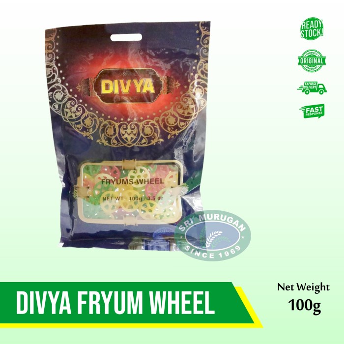 

}}}}}}] DIVYA FRYUM WHEEL 100 GM