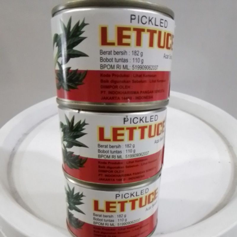 

Pickled Lettuce/ Selada Larutan Kecap182gr