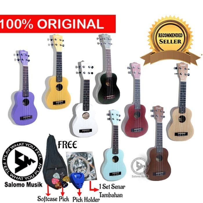 Ukulele - Grande Ukulele Soprano 21 Natural + Softcase