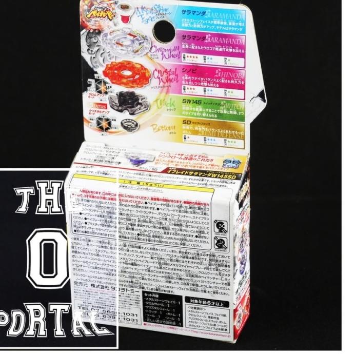 BEYBLADE ZERO G ORIGINAL TAKARA TOMY ZERO G SHINOBI SARAMANDA GASING