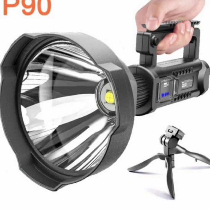 {NezShop} Senter Sorot Super Bright Lumens 9000 XHP50 USB - W591 Berkualitas