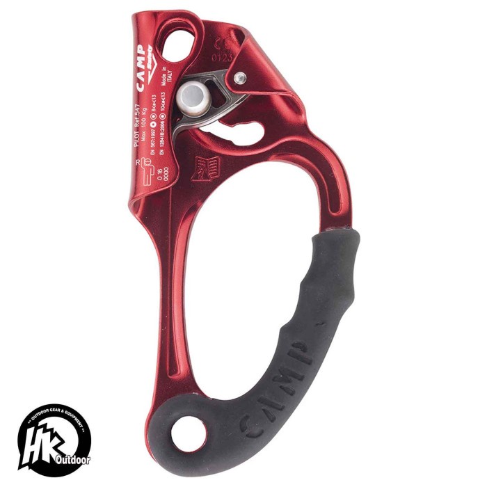 {Shop} ASCENDER JUMAR CAMP ORIGINAL SATU PASANG / HK_outdoor - Merah Murah