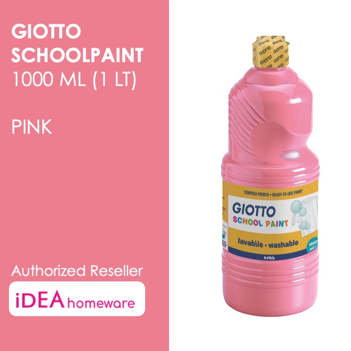 

Giotto School Paint Pink Merah Muda 1000 Ml Cat Air Poster Lukis Washable 1 L