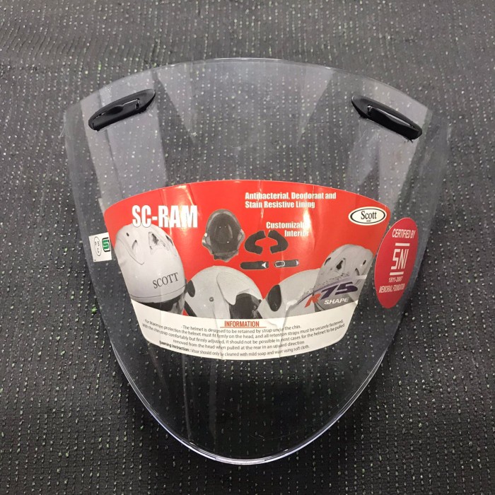 Promo Visor Kaca Helm Scott Ram 4 / Kaca Helm Ram 4 / Visor Venom Scott Ram Terbaru