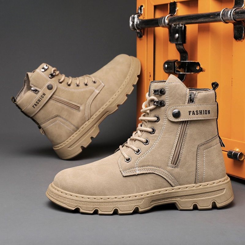 Sepatu Bot Pria Dr Martens, Sepatu Bot Pria, Sepatu Kerja Leher Tinggi, Olahraga Kasual, Semua Cocok