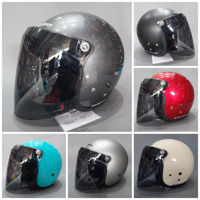 Helm Cargloss kaca injak full